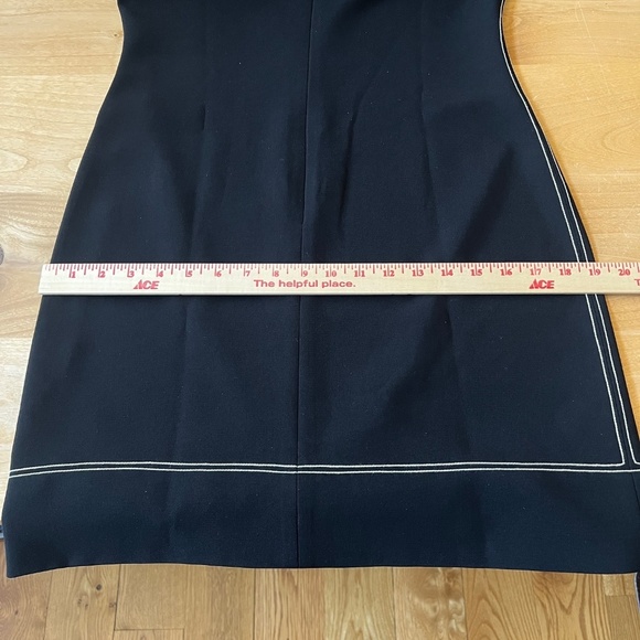 THEORY EMBROIDERED CAP SLEEVE SHIFT DRESS 6 MODERN CHIC CAREER CASUAL LUXURY - Picture 9 of 12